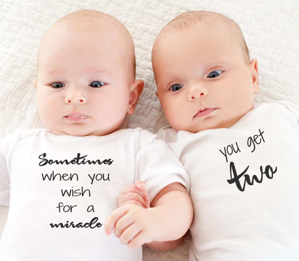 Miracle_Wish_3-1 twins wearing twinstuff twin onesies