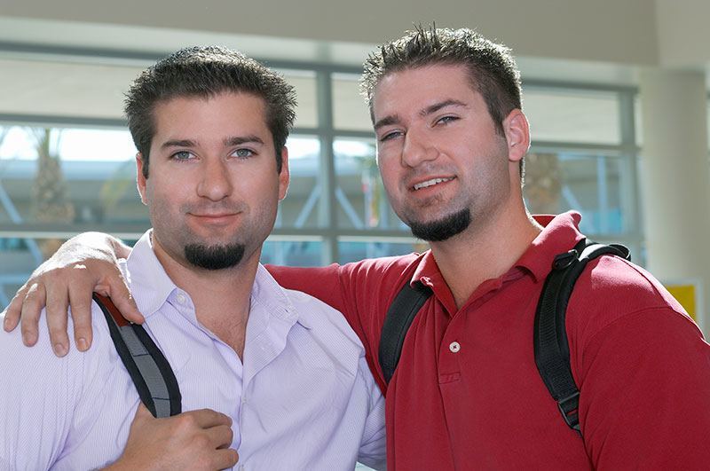 Sending two to college at the same time will undoubtedly be costly. You have a couple of options: