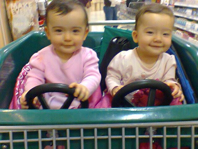 Grocery Shopping with twins