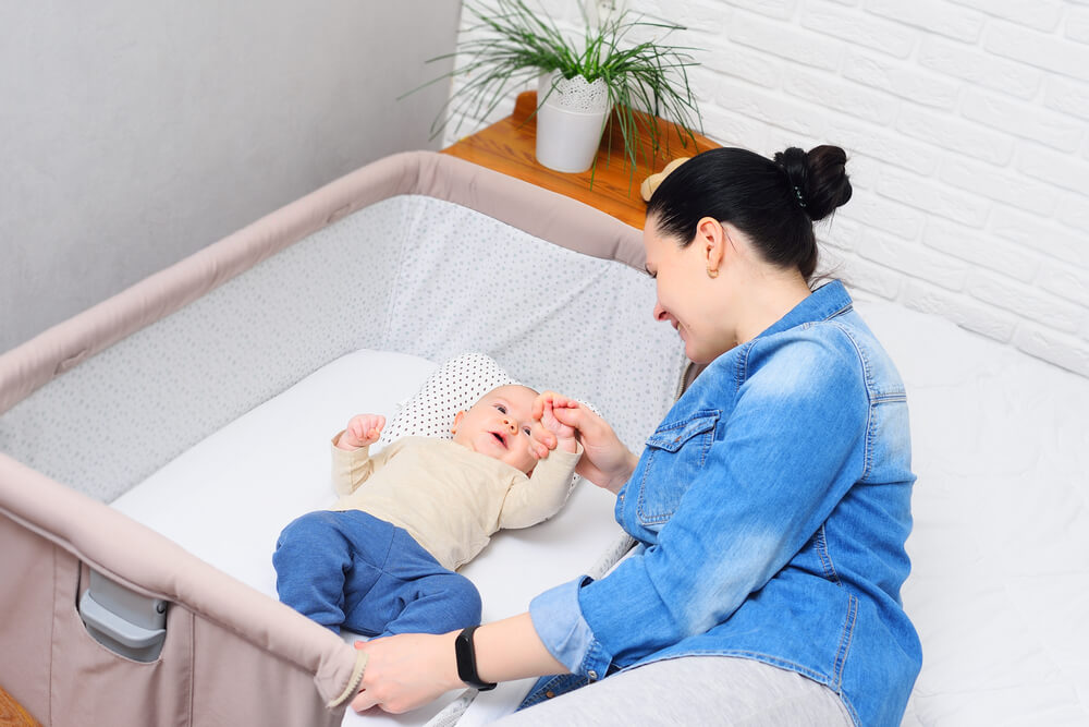 Portable crib deals for twins